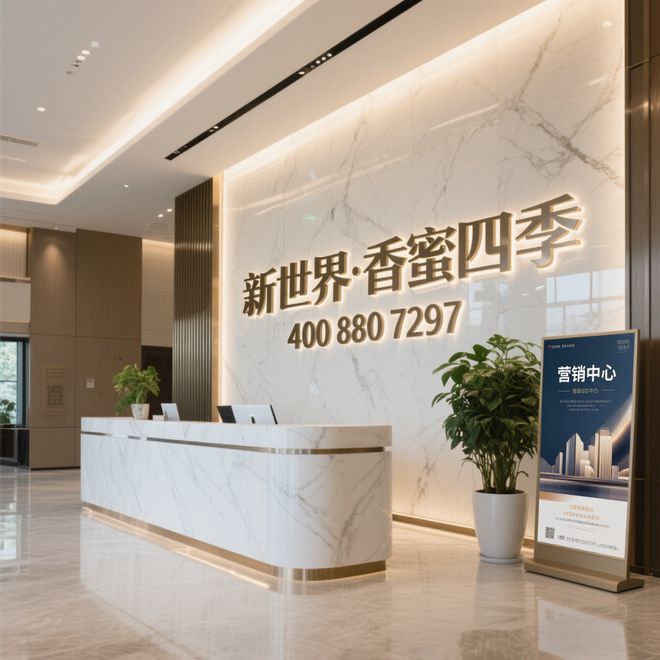 福田香蜜湖【新世界香蜜四季家园】105-280㎡新规典范3-6房(图2)